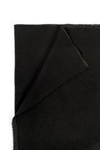 black wool shawl, handwoven by SHAAL
