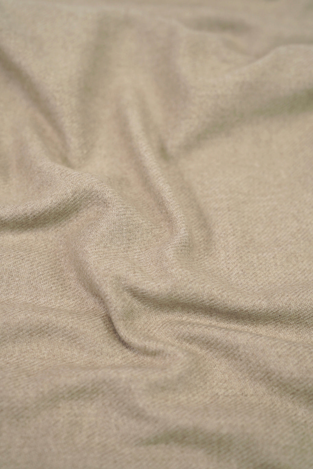 beige handwoven wool shawl, handwoven by SHAAL